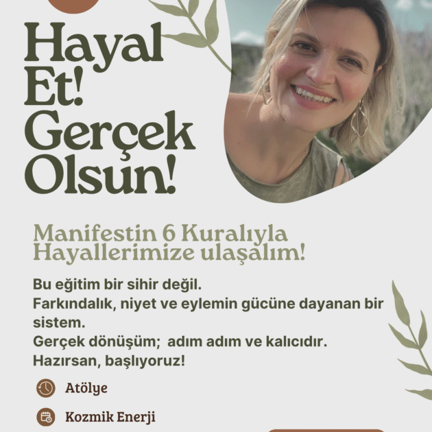 Hayal Et! Gerçek Olsun! 8 Kasım Cumartesi - 11.00-13.00